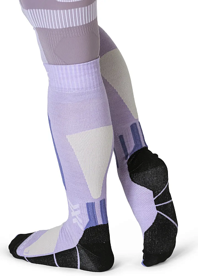 Носки X-Socks Ski Discover Merino Otc Muted Lavander/Light Sand - Фото 3 большая