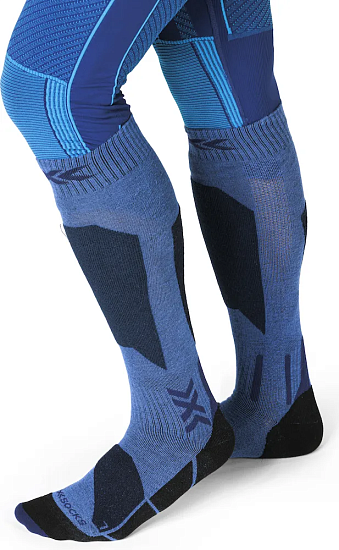 Носки X-Socks Ski Discover Otc Blue Blossom/Marine - Фото 3 большая