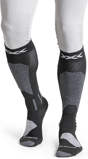 Носки X-Socks Ski Discover Otc X Black/Light Grey - Фото 2 большая