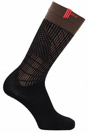 Носки Sidas Ski Merino Mid Volume Brown - Фото 3 большая