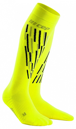 Носки мужские CEP C211M Neon Yellow - Фото 1 большая