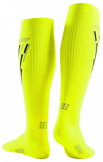 Носки мужские CEP C211M Neon Yellow - Фото 2 большая