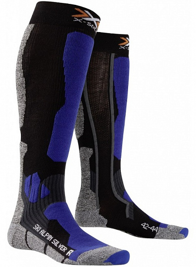 Носки унисекс X-Socks Ski Alpin Silver Long - Фото 1 большая
