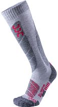 Носки женские UYN Ski All Mountain Light Grey Melange/Coral