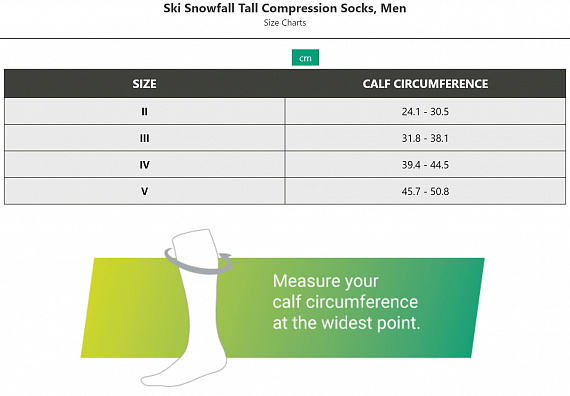 Носки мужские CEP C283M Snowfall Black/Green  - Фото 3 большая