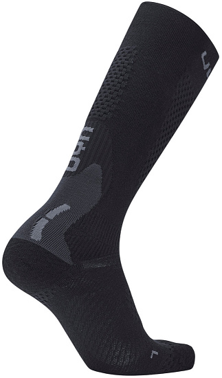 Носки мужские UYN Ski One Alpine Merino Black/Grey - Фото 4 большая