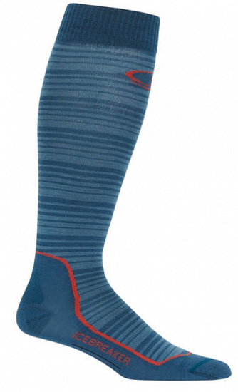 Носки мужские Icebreaker Ski+ Ultra Light OTC Horizons Prussian Blue/Granite Blue/Horizons - Фото 1 большая