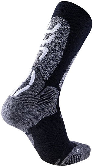 Носки мужские UYN Ski Cross Country Black/Mouline - Фото 2 большая