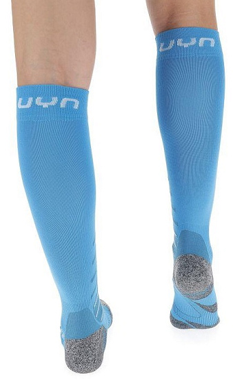Носки женские UYN Ski Race Shape Turquoise/White - Фото 4 большая