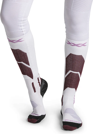 Носки женские X-Socks Ski Perform Otc X White/Lavender - Фото 2 большая