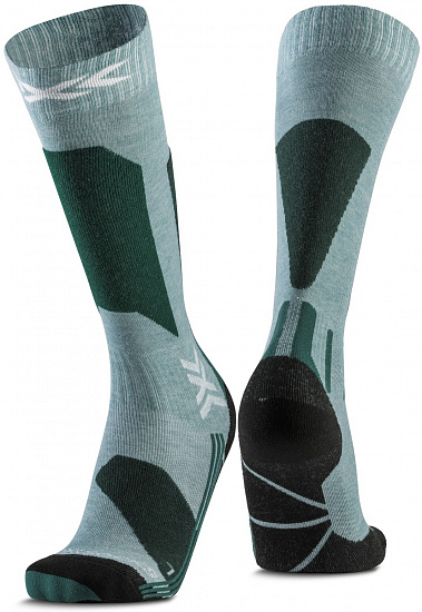 Носки женские X-Socks Ski Discover Otc Sage Green/English Lawn - Фото 1 большая