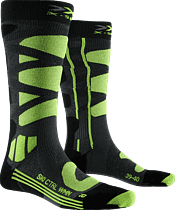 Носки женские X-Socks Ski Control 4.0 Anthracite/Phyton Yellow