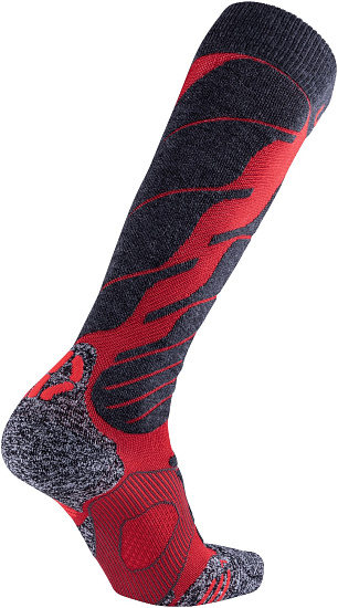 Носки мужские UYN Ski Magma Dark Red/Anthracite - Фото 2 большая