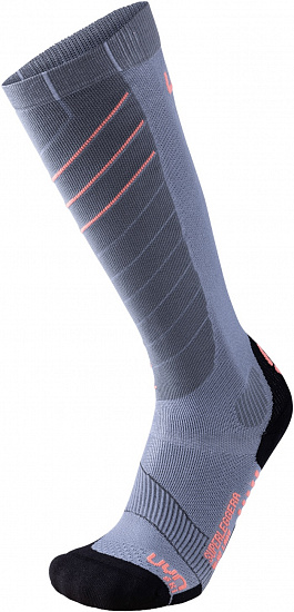 Носки женские UYN Ski Superleggera Silver/Coral - Фото 1 большая