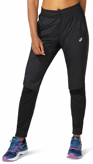 Брюки женские ASICS Race Performance Black - Фото 1 большая