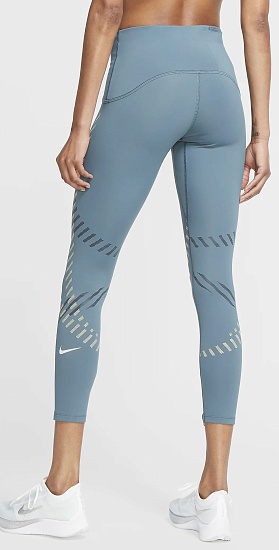 Тайтсы женские Nike Speed 7/8 Runway GX Ash Green - Фото 2 большая