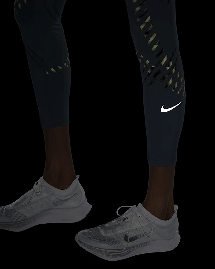 Тайтсы женские Nike Speed 7/8 Runway GX Ash Green - Фото 8 большая