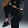 Тайтсы женские Nike Dri-FIT Tempo Hr 7/8 Black/Reflective Silver/White - Фото 5 малая