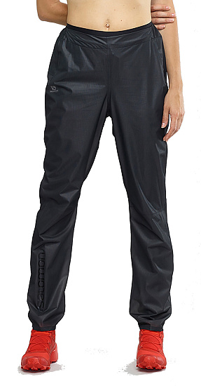 Брюки женские Salomon Lightning Race WP Black - Фото 2 большая