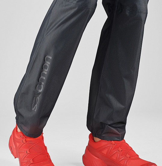 Брюки женские Salomon Lightning Race WP Black - Фото 4 большая