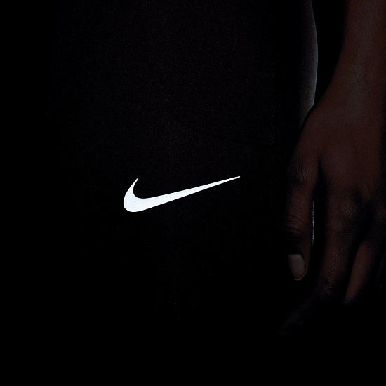 Тайтсы женские Nike Tight Fit Fast Black - Фото 8 большая