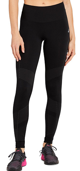 Тайтсы женские ASICS Seamless Performance Black - Фото 1 большая