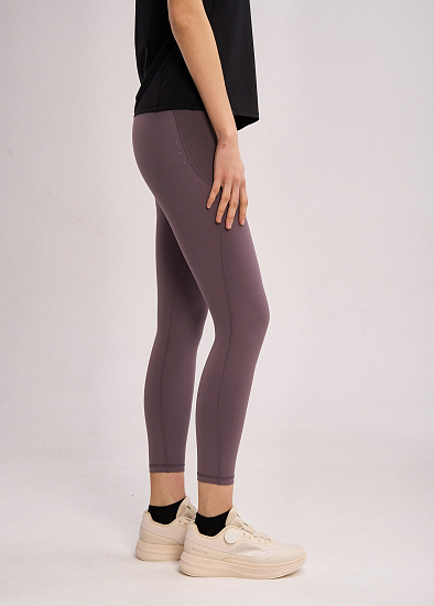 Тайтсы женские Anta 862615303 Porcelain Purple - Фото 4 большая