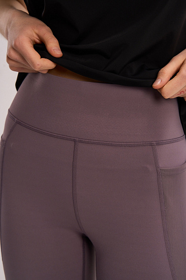 Тайтсы женские Anta 862615303 Porcelain Purple - Фото 9 большая