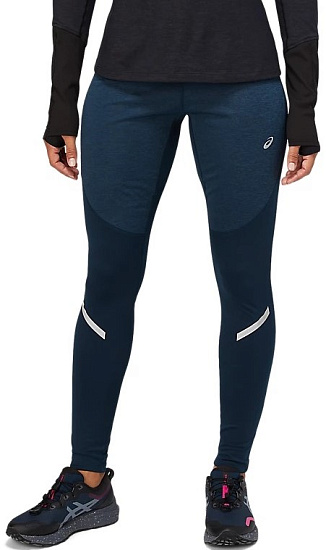 Тайтсы женские ASICS Lite-Show Winter French Blue - Фото 1 большая