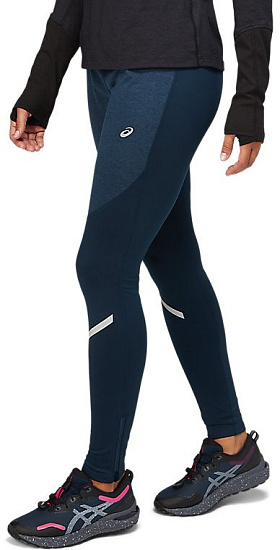 Тайтсы женские ASICS Lite-Show Winter French Blue - Фото 3 большая