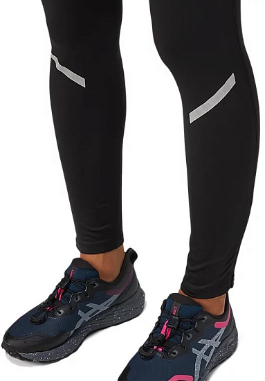 Тайтсы женские ASICS Lite-Show Winter Black - Фото 5 большая