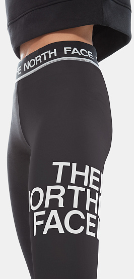 Тайтсы женские The North Face Flex Mid Rise Black/White - Фото 2 большая