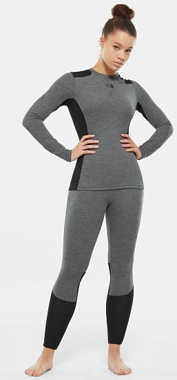 Тайтсы женские The North Face Easy Medium Grey Heather/Black - Фото 4 большая