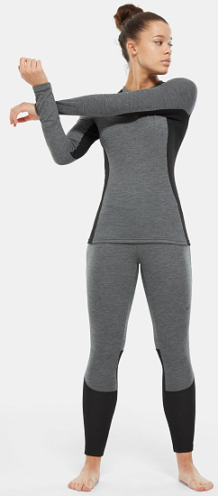 Тайтсы женские The North Face Easy Medium Grey Heather/Black - Фото 5 большая