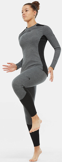 Тайтсы женские The North Face Easy Medium Grey Heather/Black - Фото 6 большая