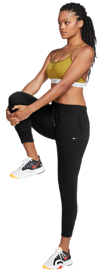 Брюки женские Nike Dri-FIT Get Fit Black/White - Фото 3 большая