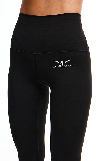 Тайтсы женские UGLOW Full Large Belt Black - Фото 7 большая
