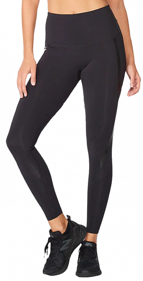 Тайтсы женские 2XU Motion Hi-Rise Compression Tall Black - Фото 1 большая