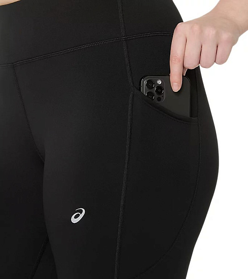 Тайтсы женские ASICS Core Winter Performance Black - Фото 5 большая