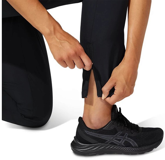 Брюки женские ASICS Core Woven Perfomance Black - Фото 3 большая