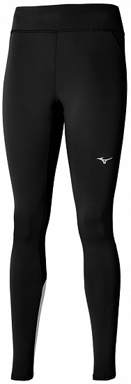 Тайтсы женские Mizuno Warmalite Black/Pristine - Фото 1 большая