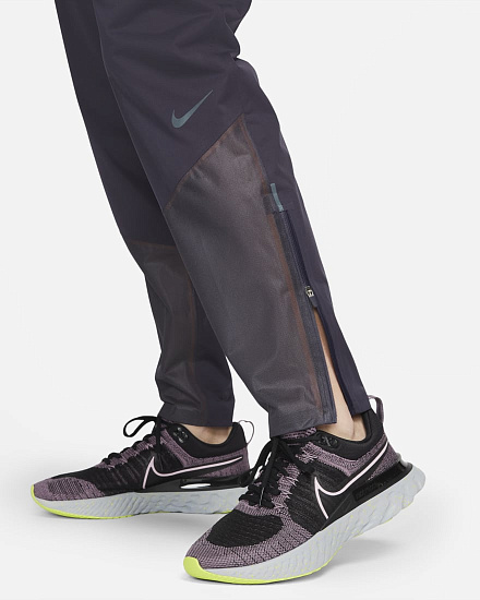 Брюки женские Nike Storm-FIT ADV Run Division Cave Purple/Atomic Orange - Фото 7 большая