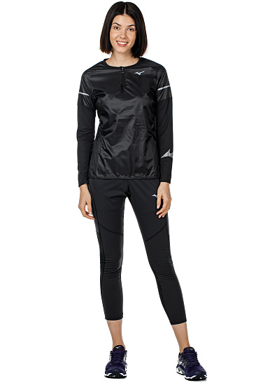 Брюки женские Mizuno Hineri Hybrid BT Чер - Фото 5 большая
