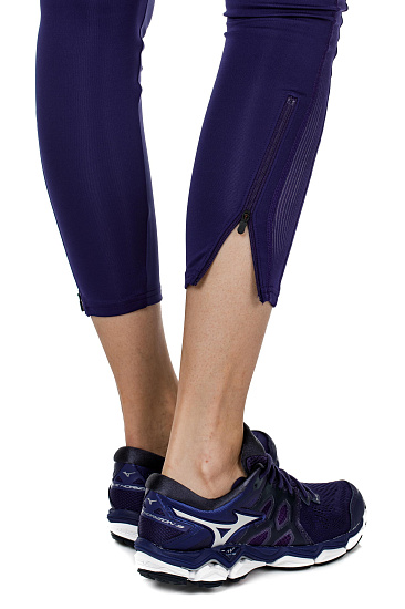 Брюки женские Mizuno Hineri Hybrid BT Т.Син - Фото 3 большая
