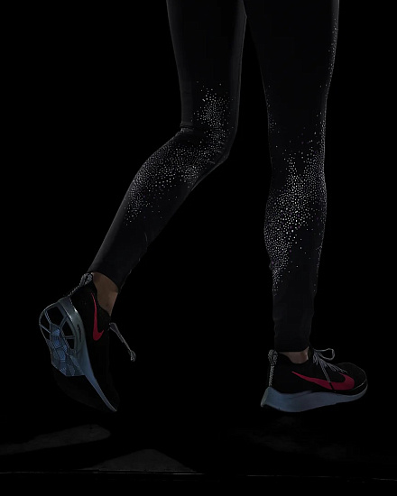 Брюки женские Nike Fast Flsh Gx Black/Vivid Purple - Фото 9 большая