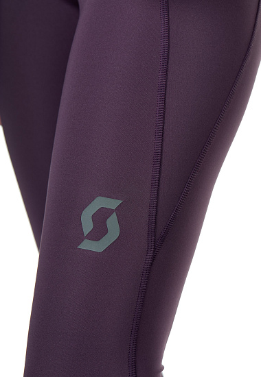 Тайтсы женские Scott Full Tight Trail Run Dark Purple - Фото 5 большая