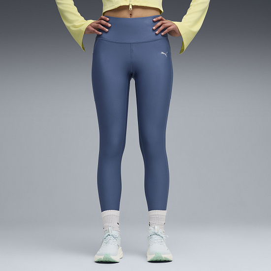 Тайтсы женские Puma Run Velocity Fl Dark Indigo - Фото 3 большая