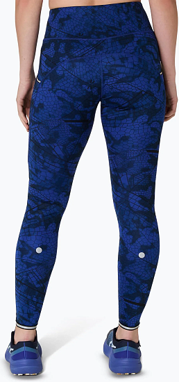 Тайтсы женские ASICS Road Lite Show Performance Black/Dark Cobalt - Фото 3 большая