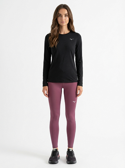 Тайтсы женские Mizuno Warmalite Tight Violet Quartz - Фото 4 большая