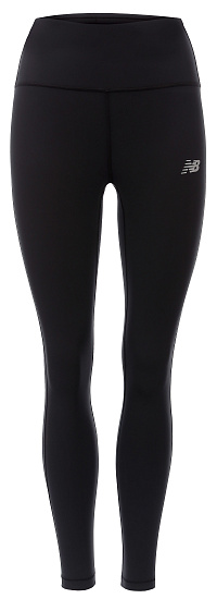 Тайтсы женские New Balance NB Sleek High Rise 25 Black - Фото 1 большая